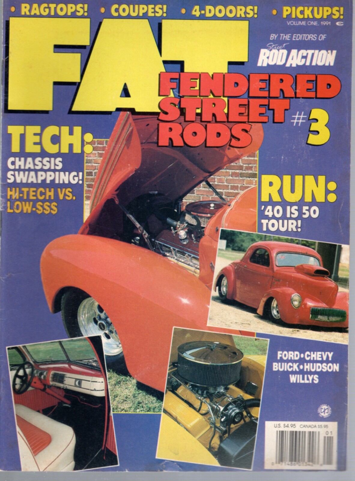 Fat Fendered Street Rods ~Tech: Chassis Swapping ~ Volume 1 1991 | eBay