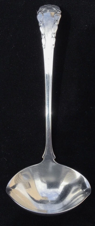 Georg Jensen Lily of the Valley 纯银 Gravy Ladle 7 1/8 60.1 克 N.M. — 第 2/2 张图片