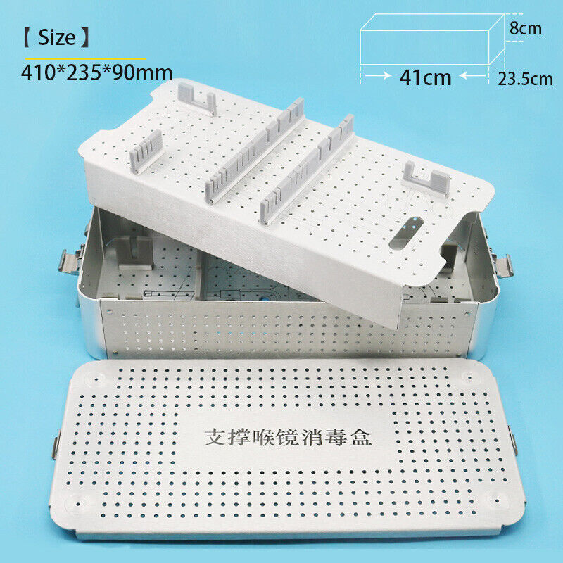 Laryngoscope Sterilization Tray Box 410mmL*235mmW*90mmH Case Surgical Instrument eBay