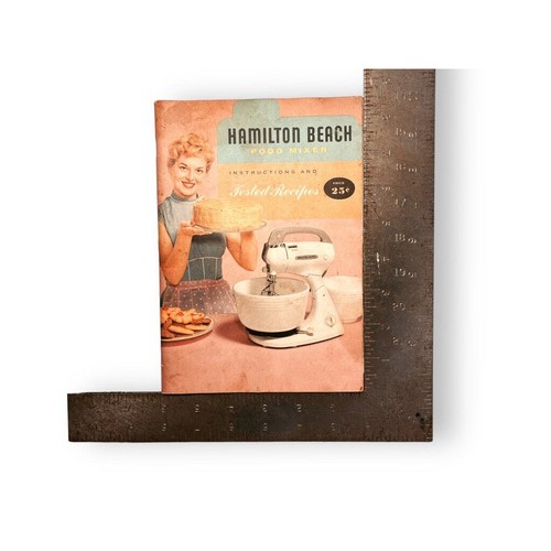 Hamilton Beach Food Mixer Instructions and Tested Recipes Cookbook Ad Ephemera - Imagen 10 de 10
