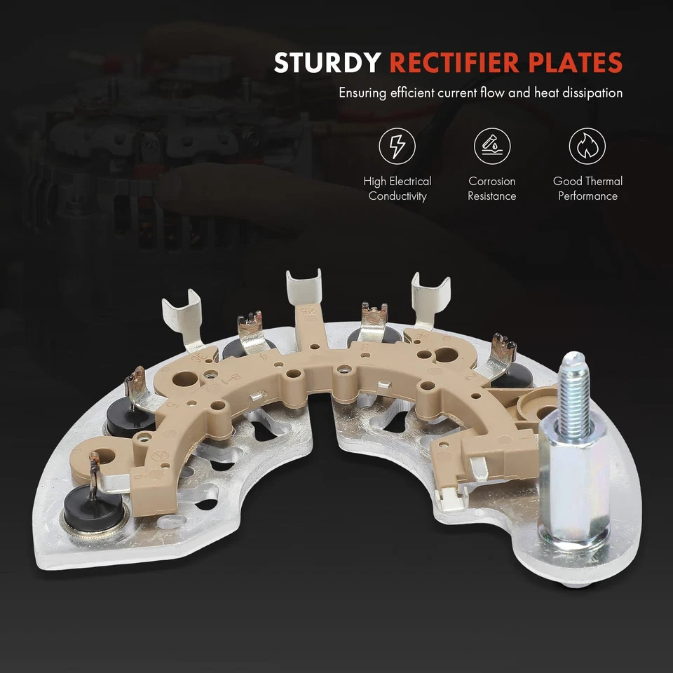 Выпрямительный диод генератора переменного тока для Chevrolet Silverado 1500 GMC Savana 3500 Pontiac - Изображение 4 из 4