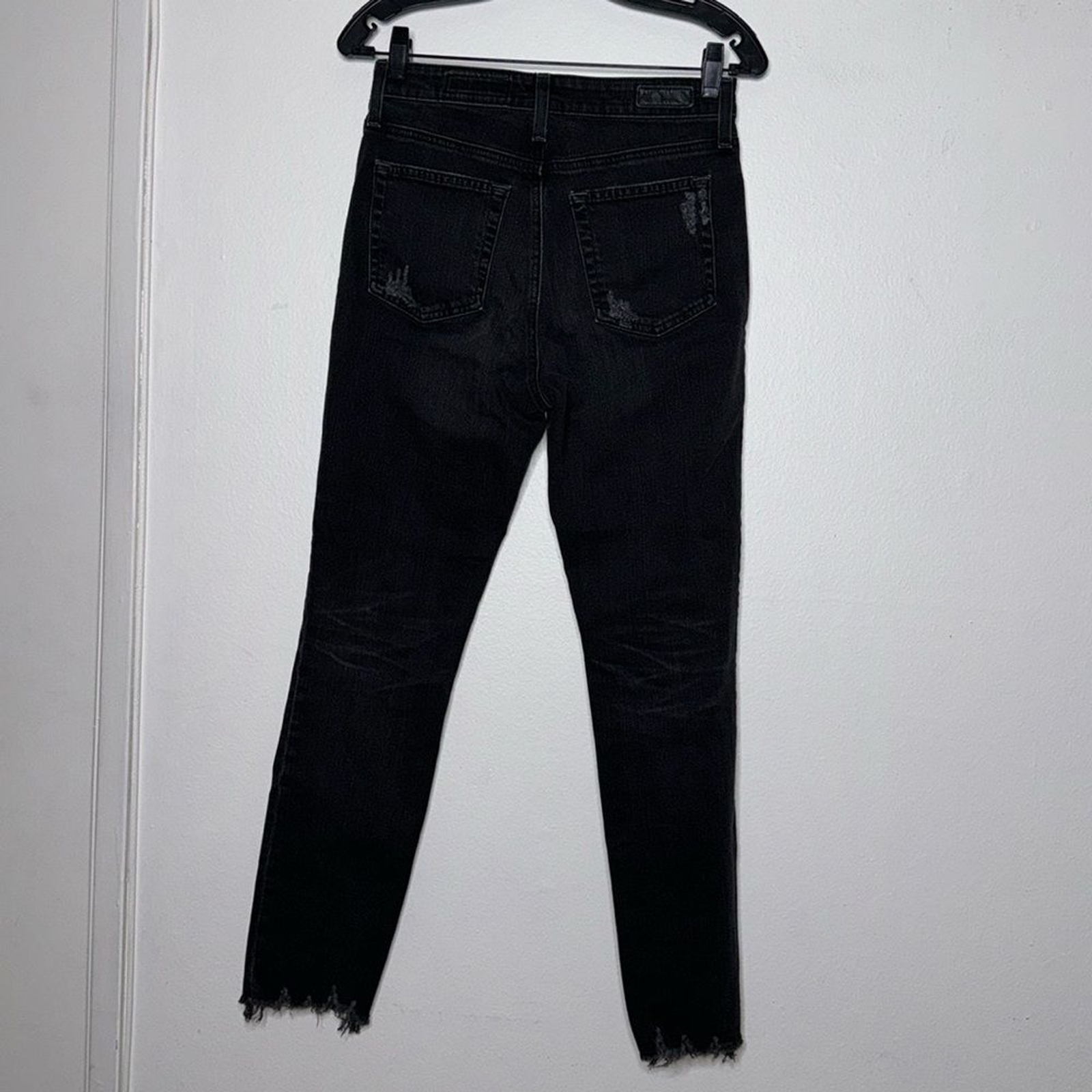 Adriano Goldschmied AG Sophia Ankle Vintage High-Waisted Skinny Black Jeans 28 thumbnail 3