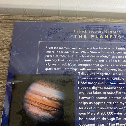 SEALED PATRICK STEWART Narrates The Planets LASERDISC Stark Trek BMG VIDEO - Picture 7 of 14