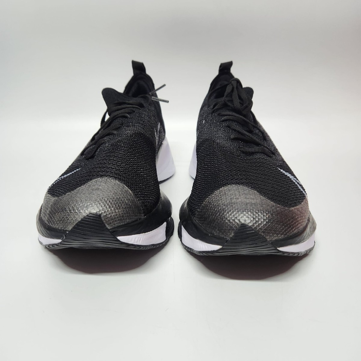 Nike Air Zoom Tempo Next% FK Running Shoes Black White Nike Air Zoom Tempo Next% FK Running Shoes Black White