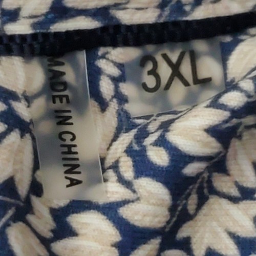 BUGATCHI Camicia Uomo Abito Blu Grafica Stampa Floreale Slim Fit Bottoni 3XL - Foto 2 di 6