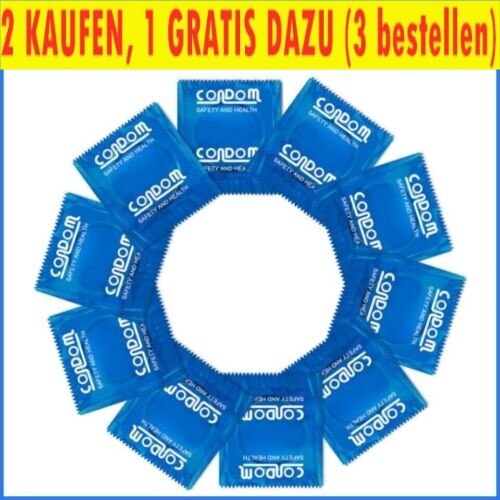 100 Stück Latex Kondome Großpackung Extended Pleasure Extra Time Regular Ultra