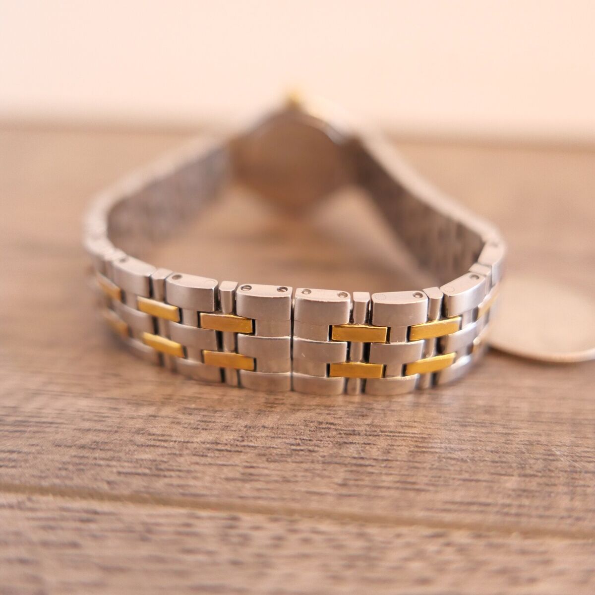 CYMA Stainless Steel and 18K Gold Plated Women's Sapphire CYMA Stainless Steel and 18K Gold Plated Women's Sapphire