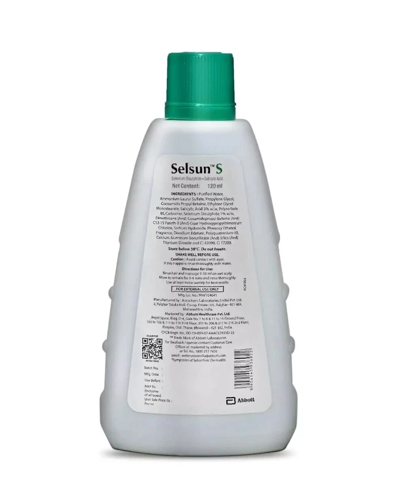 Selsun-S 2-in-1 Anti-Dandruff Shampoo + Conditioner 120ml (1 Pack) - Image 4 of 4