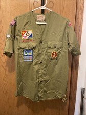 Boy Scouts of America Uniform Vintage Green Size Below