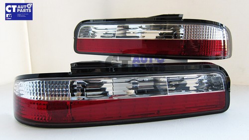 Clear Red LED Tail Lights for 89-94 Nissan Silvia S13 DMAX taillights - Picture 3 of 12