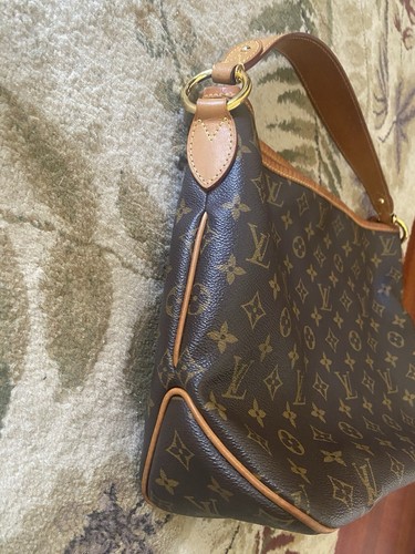Authentic Louis Vuitton Delightful Monogram PM Pivoine (red lining) - 第 5/24 張圖片