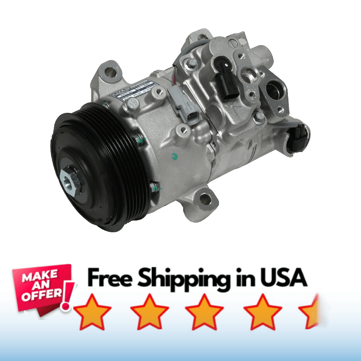 user_5b92f437 Compressor A/C Fit Subaru Crosstrek 2018-2019, Subaru Impreza 2017