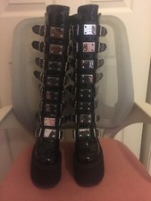gothic platform boots demonia