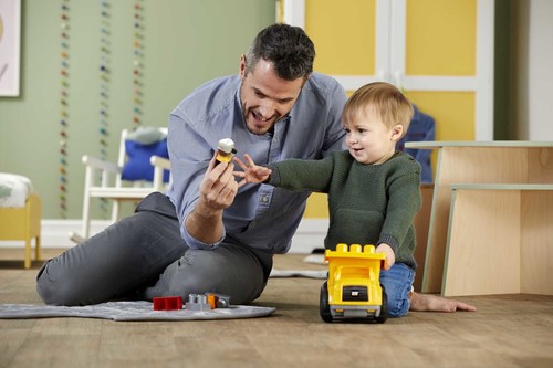 Cat Building Toy Blocks Lil Dump Truck (7 Pieces) For Toddler - Picture 2 of 4