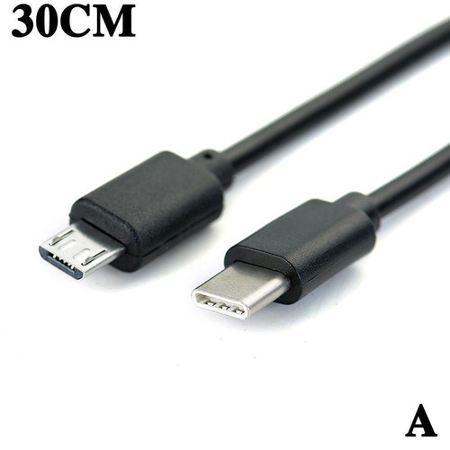 USB-C Type C to Micro USB Male Sync Charge Data Transfer Cables Cord Cable A59C - Zdjęcie 2 z 14