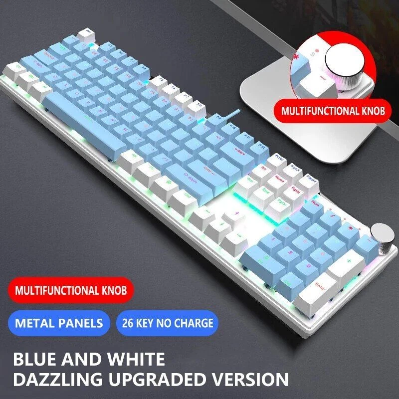 Mechanical Keyboard for Esports Gaming Laptop Office Typing Wired Design
