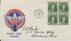 #884 Gilbert Charles Stuart Artist Harvey Neare cachet First Day cover