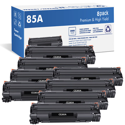 1-8 XXL Toner für HP 85A CE285A LaserJet P1005 P1006 P1102W P1102 M1212NF M1132