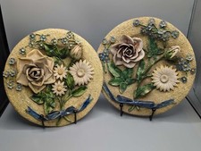 Pair of Jose A. Cunha Caldas Rainha Portuguese dishes, Palissy ware, 19th Centur