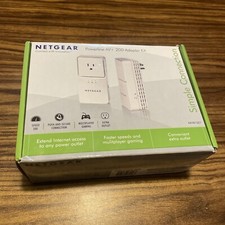 Netgear Powerline AV  200 XAV1501 Adapter Two Set White