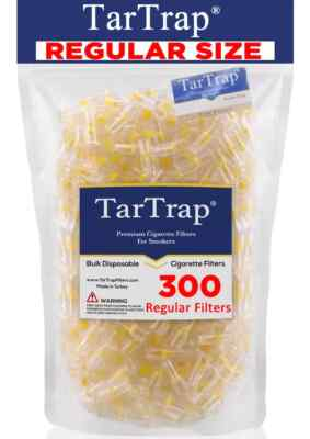 #ad TarTrap Disposable Cigarette Filters Bulk Pack 300 Filters $13.90