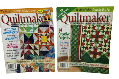 2 Quiltmaker Magazines July/August & November/December 2014 Quilt Patterns