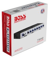 Boss Audio Ava1210 7-band Preamp Equalizer Boss Audio Ava1210 7-band Preamp Equalizer