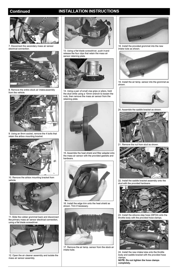 Kit de entrada de ar frio para Ford F-150 1997-2003 1998-1999 Lincoln Navigator - Imagem 4 de 4