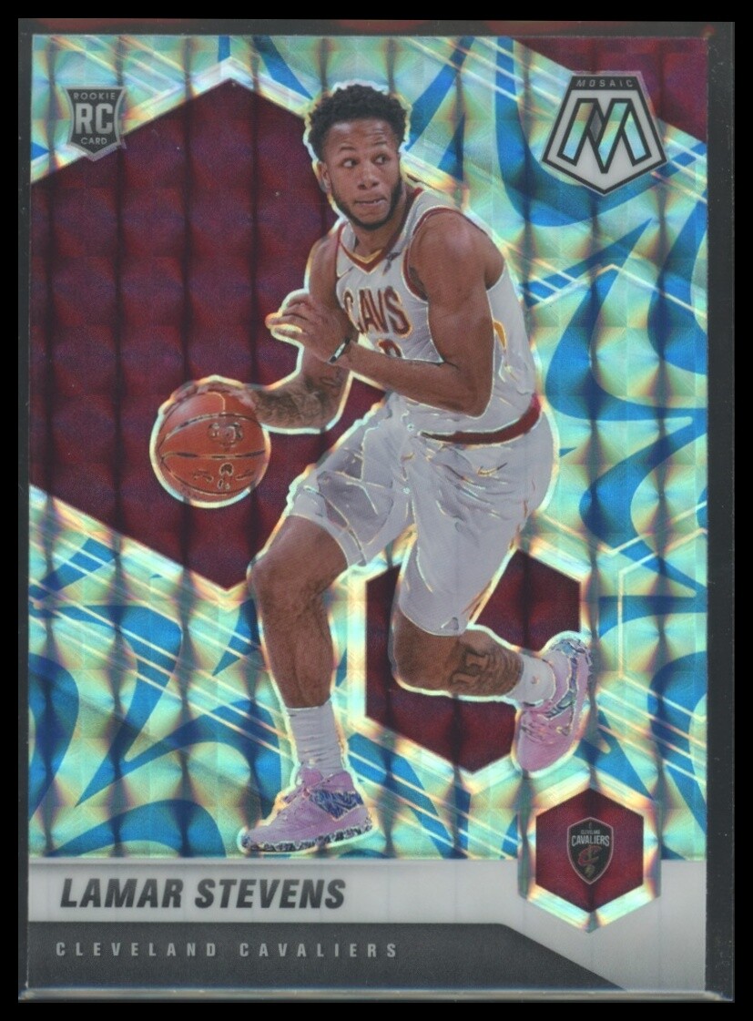 2020-21 Panini Mosaic Reactive Blue #238 Lamar Stevens