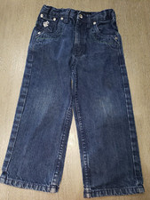 boys ROCA WEAR denim JEANS PANTS size 3T adjustable waist super cute clean 