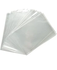200 Pieces Clear Cellophane Bags for Candy, Soap, Cookie Sweet Bags 7 x 12 Inch