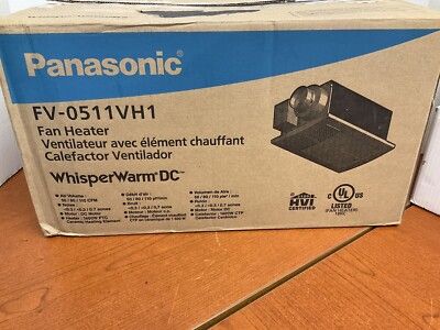 110 Cfm Vent Fan With Heater Panasonic WhisperWarm FV-0511VH1 Bath