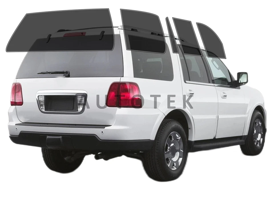Película de ventana precortada en todos los lados cualquier tono para Lincoln Navigator 2003-2006 Foto 2 de 4