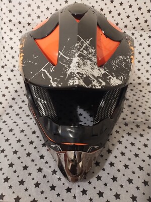  MOTORCROSS FULL FACE HELMET BY TRIPERSON - DIRT BIKE/BMX/MTV/MX/OFF ROAD SIZE L