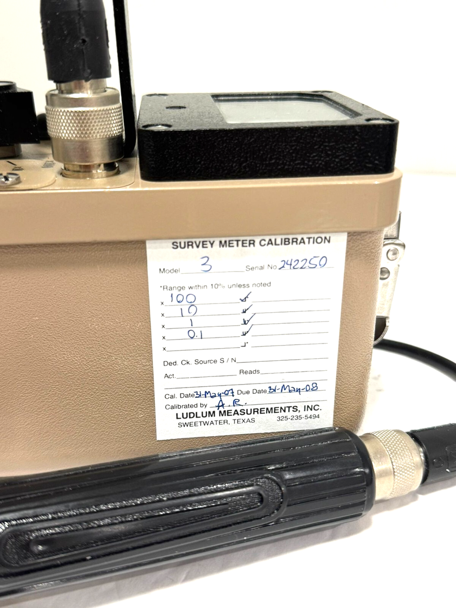 Ludlum Model 3 Survey Meter | eBay