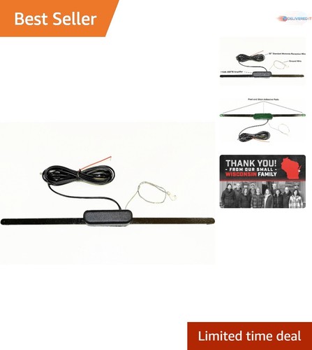 Hidden AM-FM Radio Antenna Black 13.38