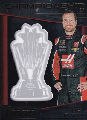 Panini 2016 Torque Kurt Busch #CV9 49/149 CHAMPIONSHIP VISION GOLD PARALLEL CARD