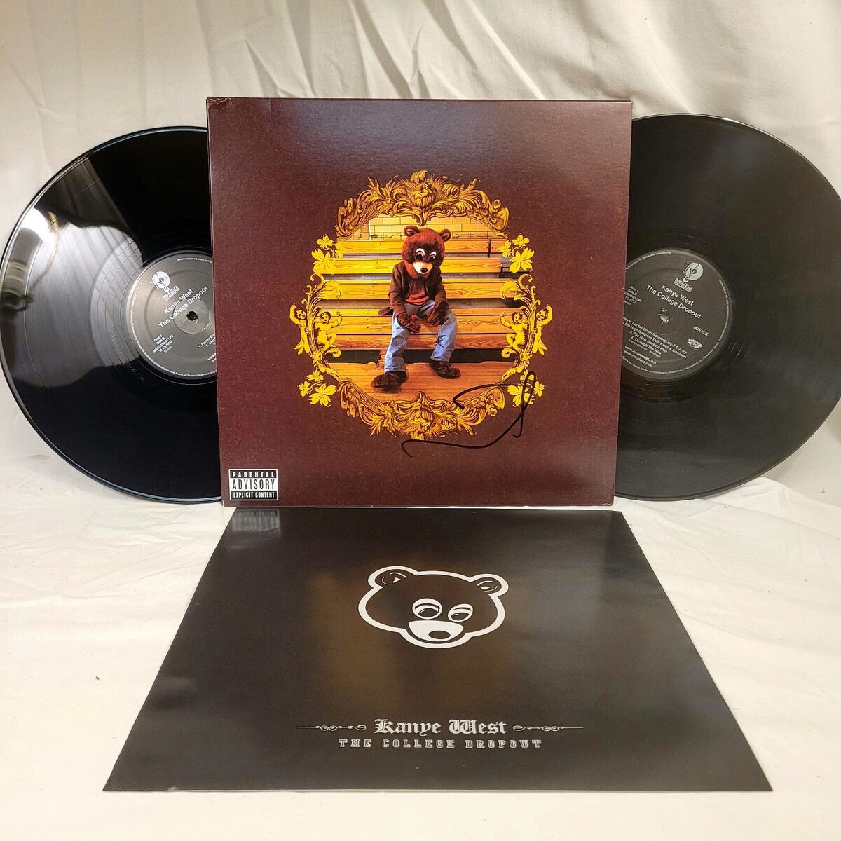 THE COLLEGE DROPOUT - KANYE WEST Ye Yeezy Signed Album Vinyl THE COLLEGE DROPOUT - KANYE WEST Ye Yeezy Signed Album Vinyl