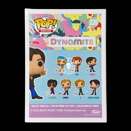 Funko Pop + Protector! Rocks #220 BTS Suga ***Mint-In-Stock*** - Picture 5 of 12