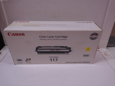 OEM Genuine Canon 2575B001AA Canon 117 CRG-117Y Toner Cartridge - Yellow
