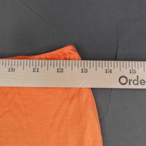 Fashion Nova 2 Piece Skirt Set Dress Medium Orange Knit Maxi Bodycon Resort NEW - Picture 12 of 24