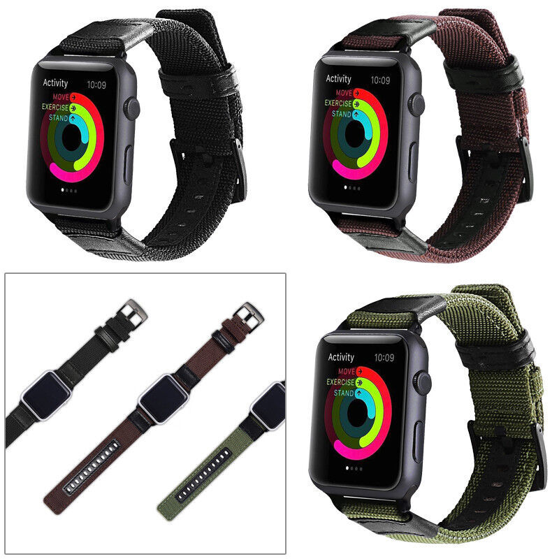 Outdoor Nylon Sport Band Strap for Apple Watch 9 8 7 6 5 4 SE Ultra 2 44/45/49mm