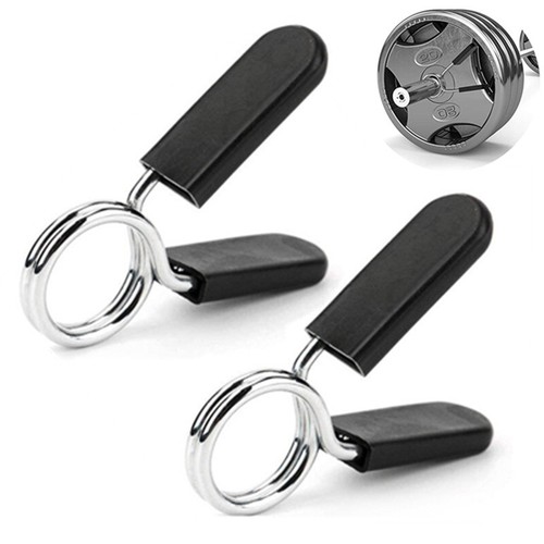 4PCS 25mm Barbell Bar Clamp Spring Collar Clips Gym Weight Dumbbell Lock Lift AU - Picture 6 of 12