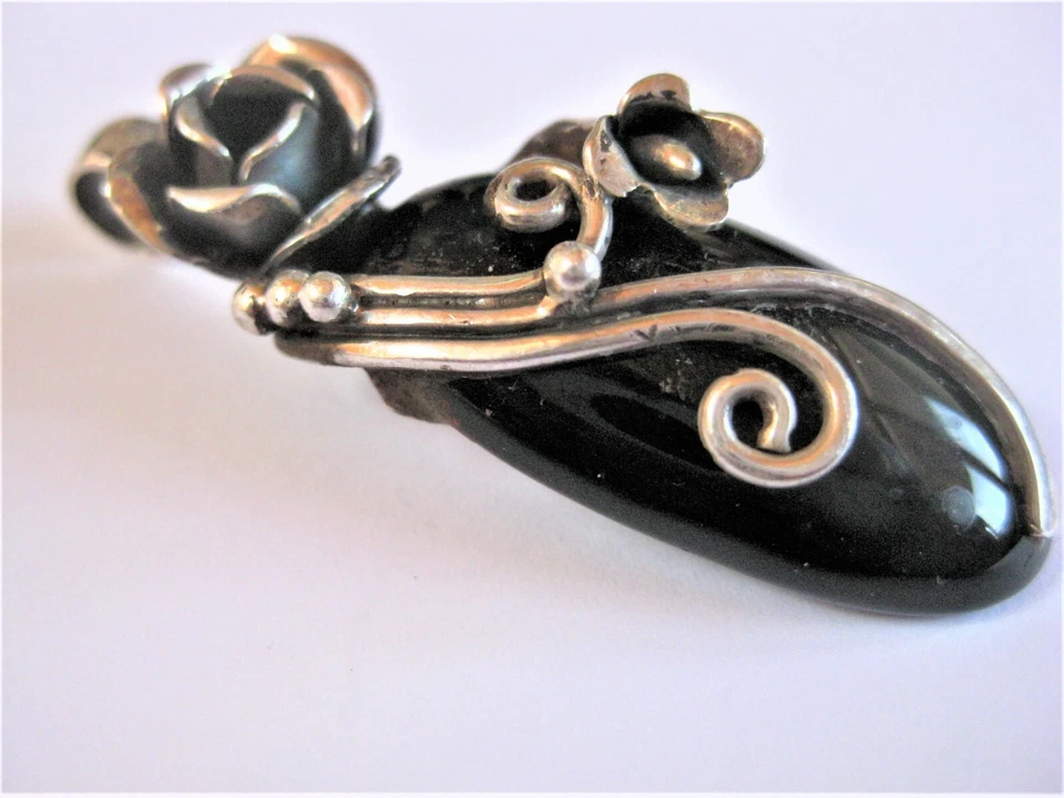 Ciondolo Argento 925 Con Onice, 12,04 G - Immagine 2 di 3