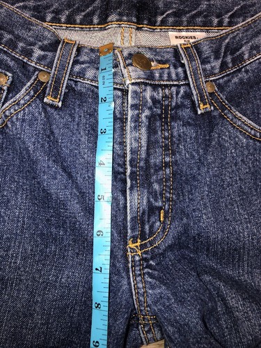 Vintage Rocky Mountain Rockies Jeans Women’s 4 Blue Slim Ankle Crop 28x26” - Picture 10 of 11