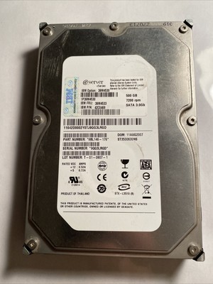 IBM Sata 500 GB Hard Drive 7200 RPM 3.0GB h29q