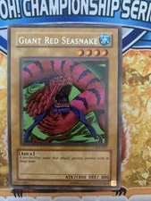 YUGIOH Giant Red Seasnake TP4-007 RARE NM
