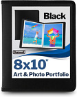Dunwell 8X10 Photo Album Portfolio - (Black), 8 X 10 Photo Album
