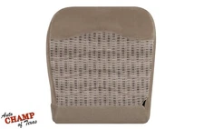 1999 Ford F250 F350 F450 XLT-Driver Side Bottom Replacement Cloth Seat Cover Tan
