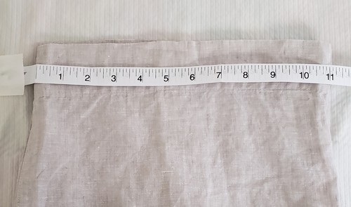 Tahari 100% Linen Sand Palazzo Pant Size M Max 36" Hip Elastic Waist - Picture 6 of 7